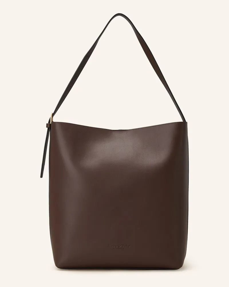 Marc O'Polo Hobo-Bag Dunkelbraun