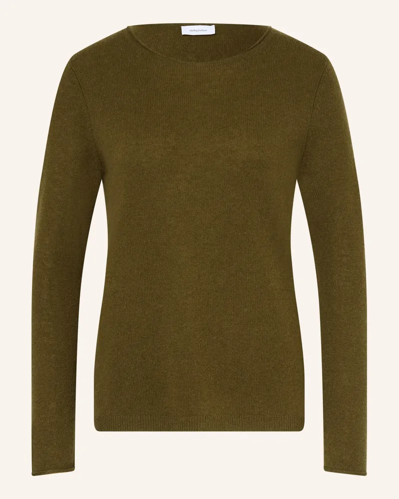 Darling Harbour Cashmere-Pullover gruen Olive