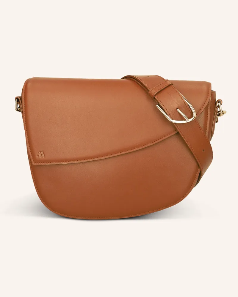 KAAI Umhängetasche Rebel Saddle braun Cognac