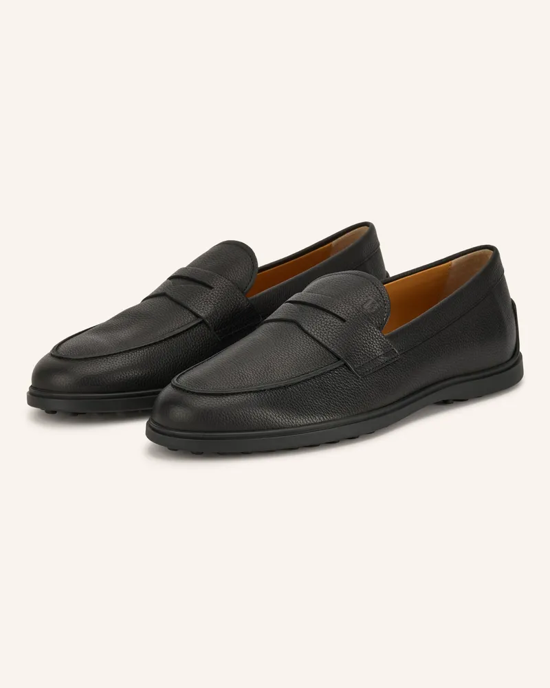 TOD'S Penny-Loafer schwarz Schwarz