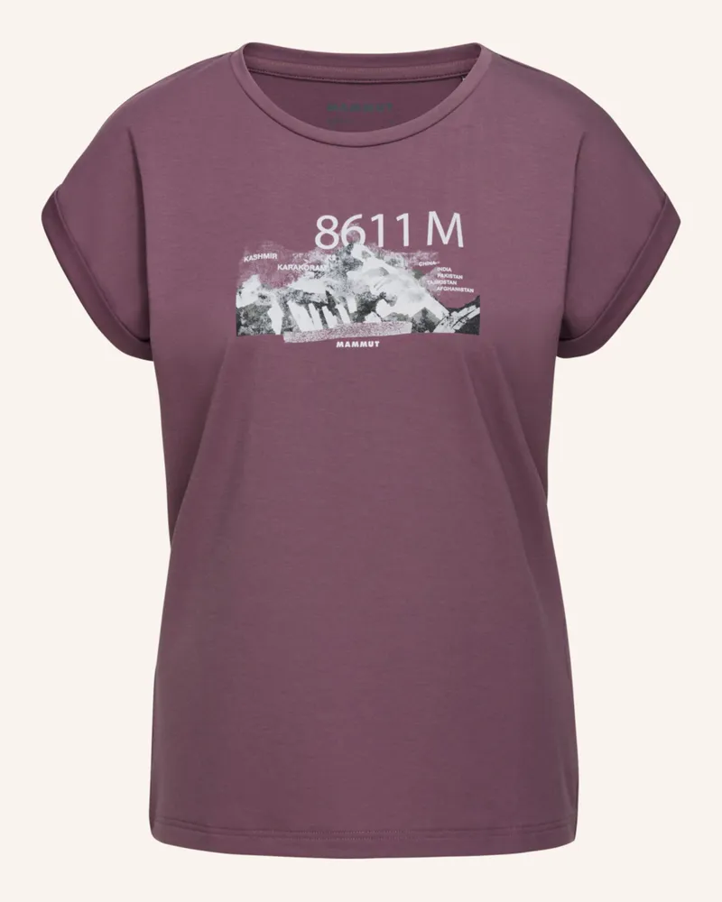 Mammut T-Shirt Mountain 8611 lila Lila