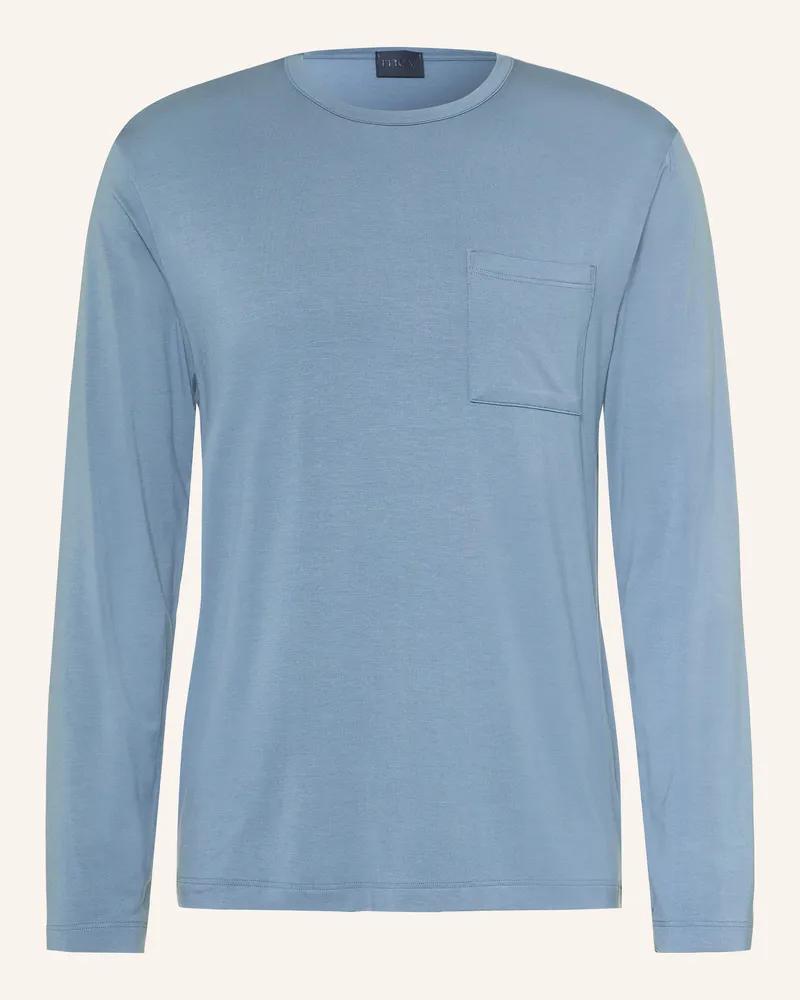 Mey Lounge-Shirt Jefferson blau Blau
