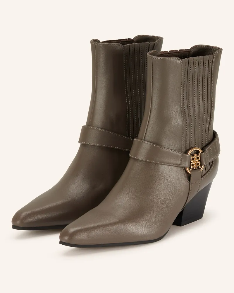 Riani Cowboy Boots Taupe