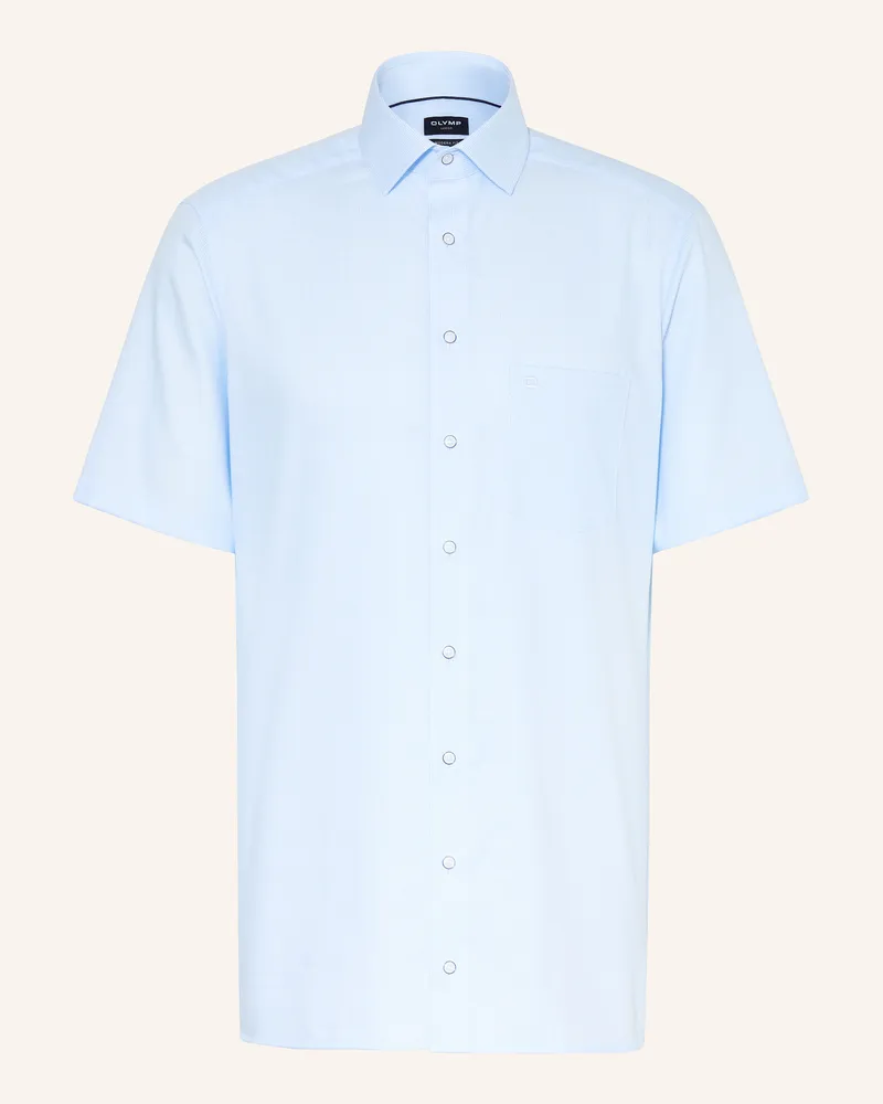 Olymp Kurzarm-Hemd Luxor Modern Fit blau Hellblau