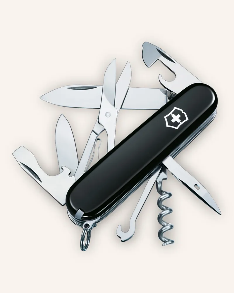 Victorinox Taschenmesser Climber schwarz Schwarz