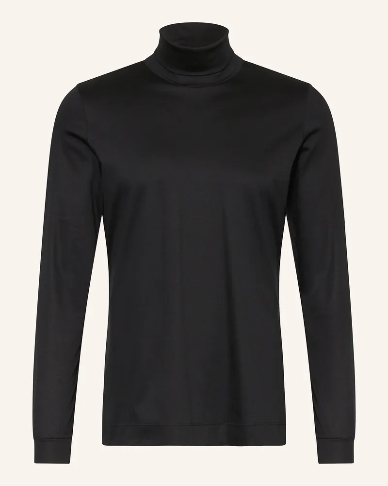 van Laack Rollkragenshirt PELINO Schwarz