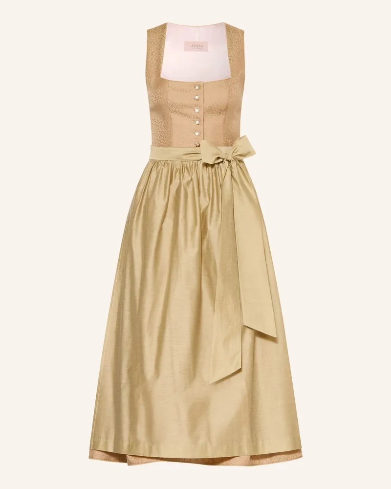 KINGA MATHE Jacquard-Dirndl ELISABETH Gold