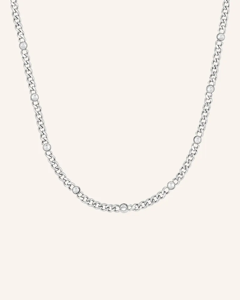 Copenhagen Halskette  Aus  Edelstahl silber Silber