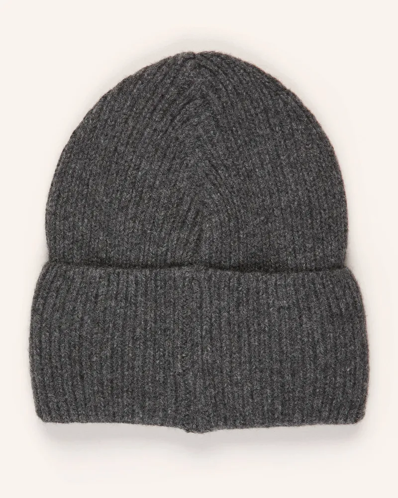 Capo Mütze mit Cashmere Dunkelgrau