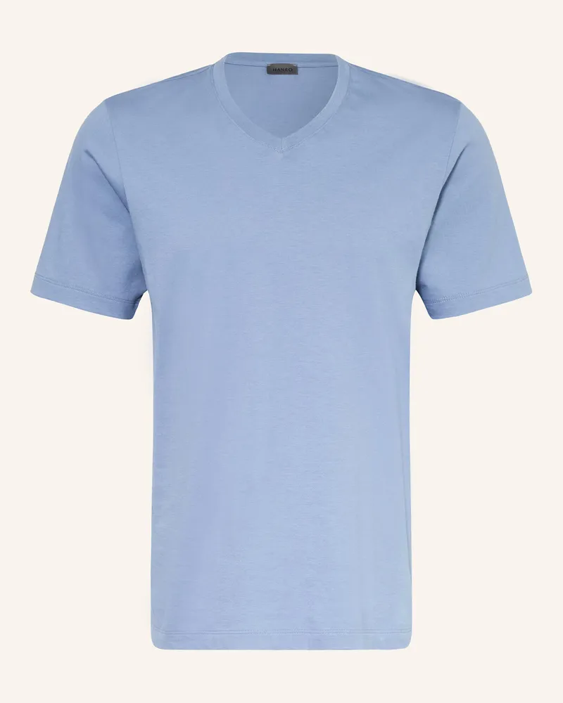 Hanro Schlafshirt LIVING Hellblau