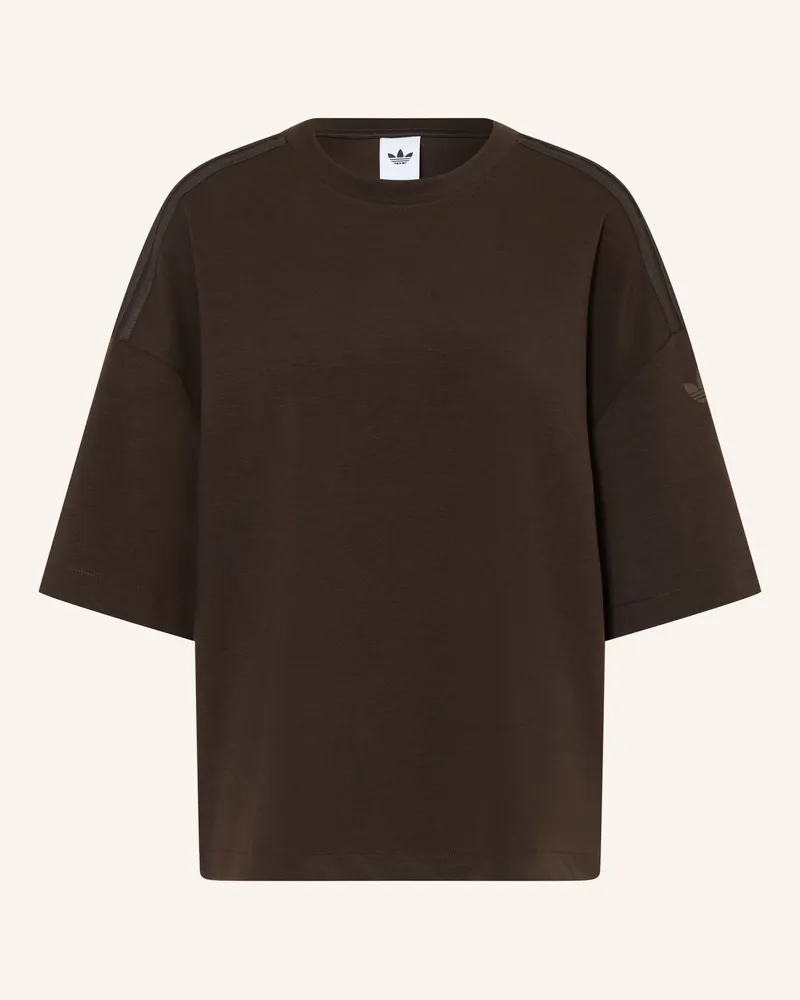 adidas T-Shirt braun Dunkelbraun