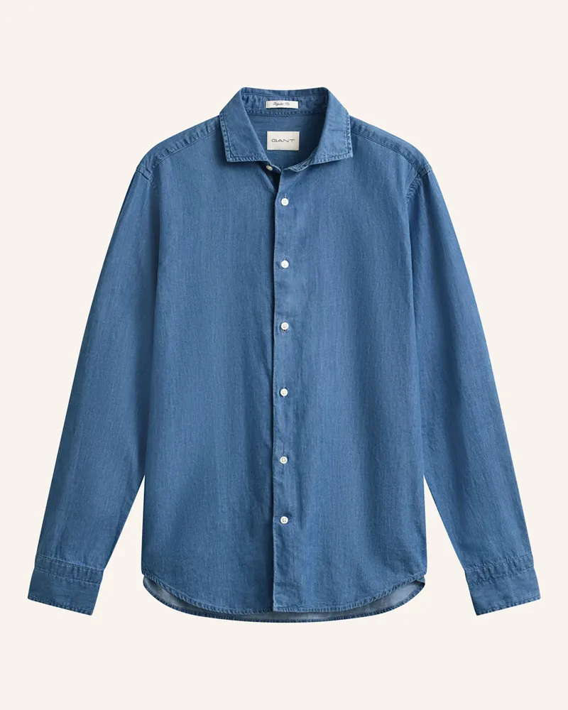 Gant Hemd Regular Fit blau Blau