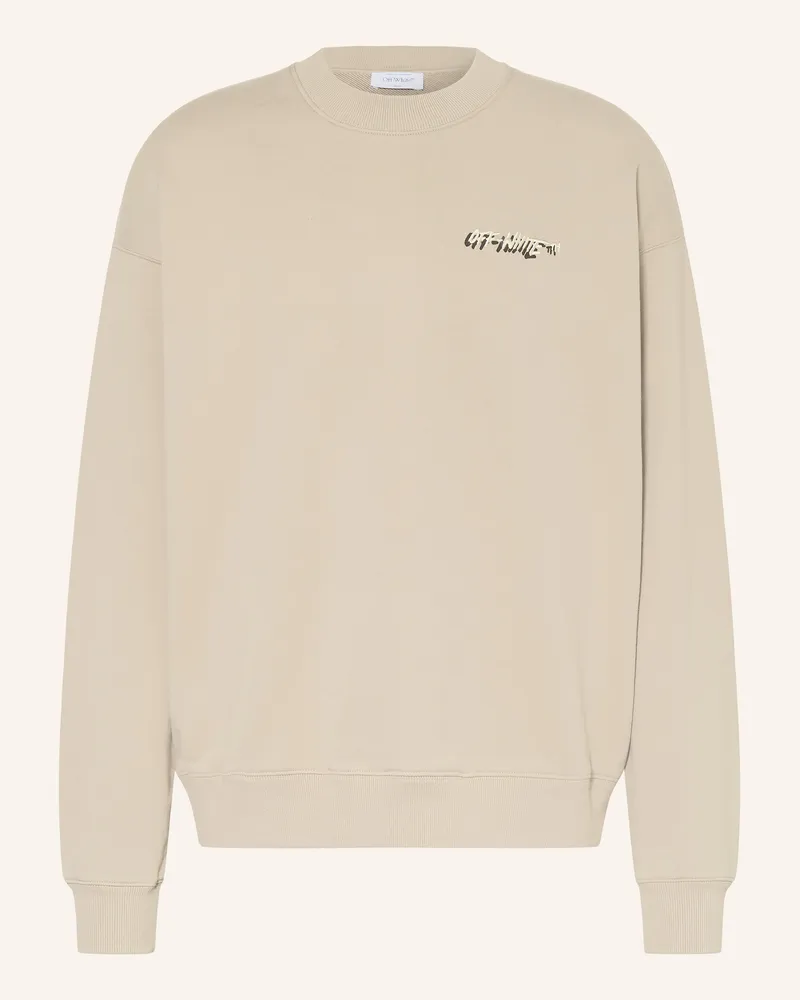 OFF-WHITE Sweatshirt Hellbraun