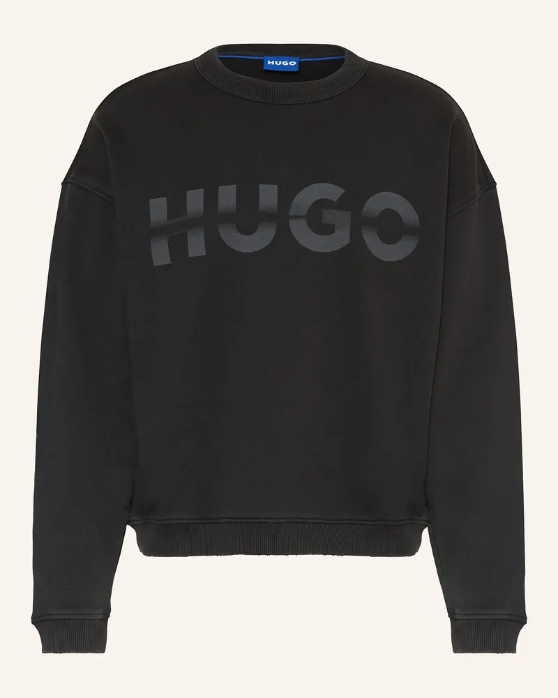HUGO BOSS Sweatshirt NENZYEW Schwarz