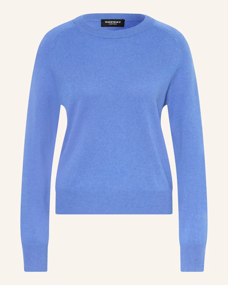 Repeat Cashmere-Pullover blau Blau