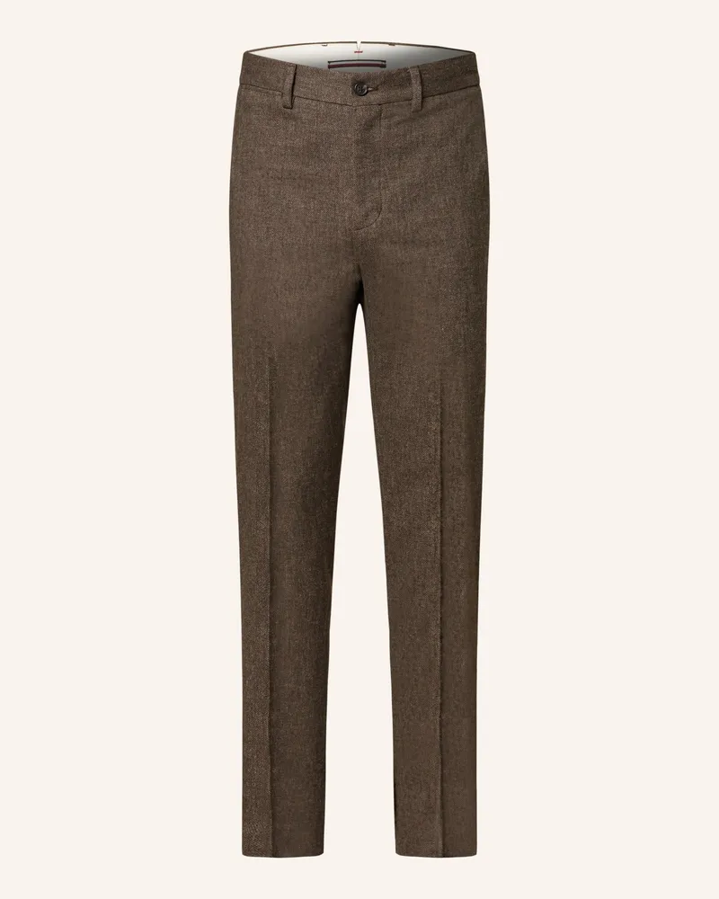 Tommy Hilfiger Hose DENTON Straight Fit Dunkelbraun