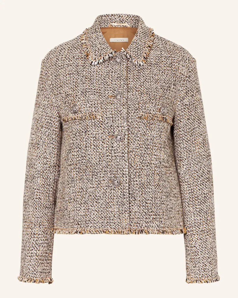 lilienfels Tweed-Jacke Braun