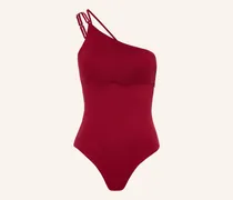 One-Shoulder-Badeanzug Bchcappa rot
