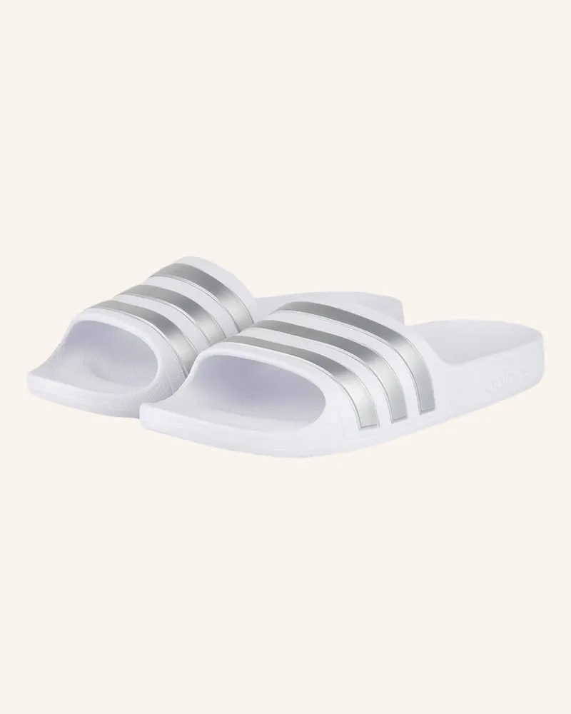adidas Pantoletten ADILETTE AQUA Weiss