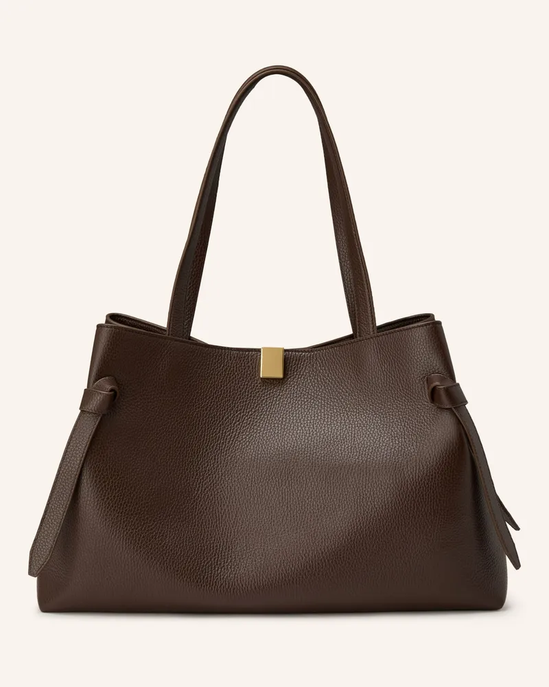 YUZEFI Shopper Gyoza braun Dunkelbraun