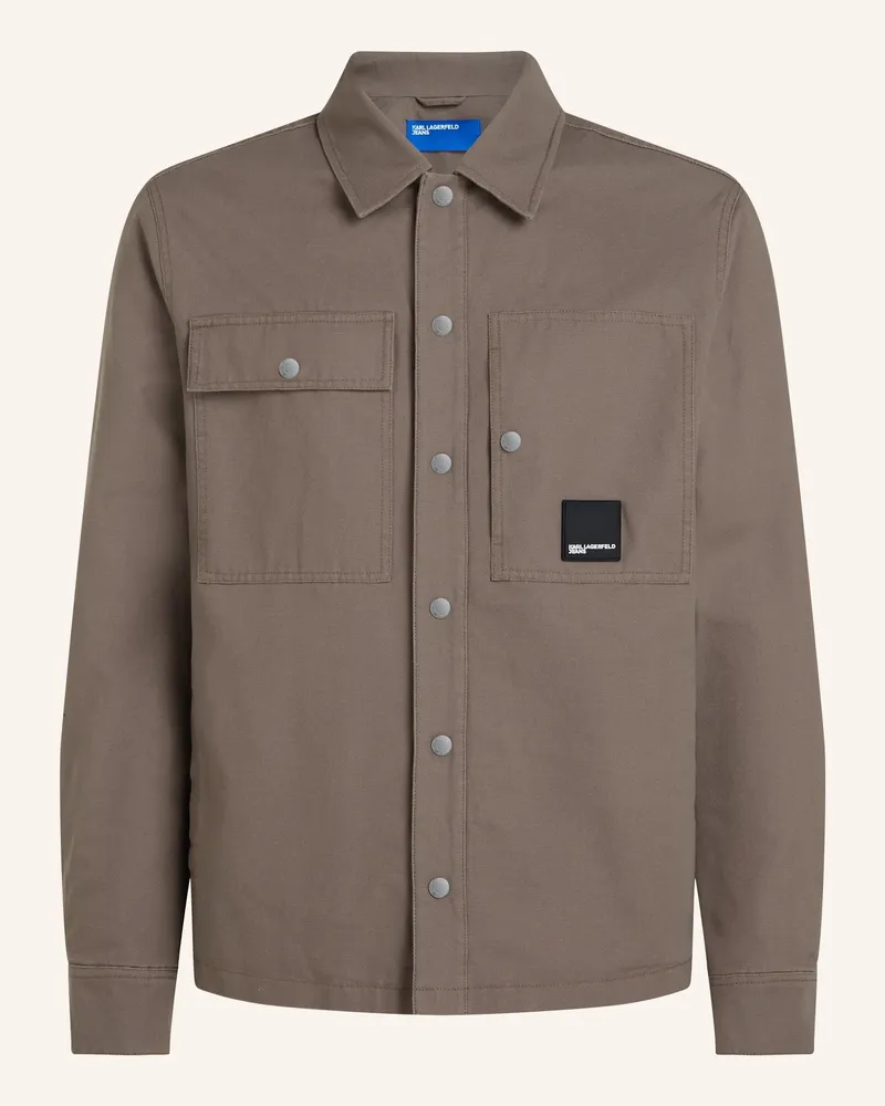 Karl Lagerfeld Jacke braun Braun