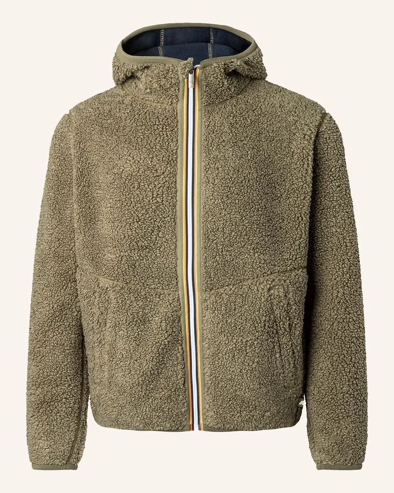K-Way Funktionsjacke Jack Sherpa Polar Double Zum Wenden gruen Grün