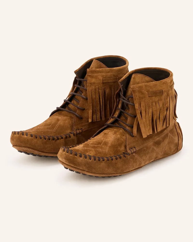 ba&sh Schnürboots CHERO Braun