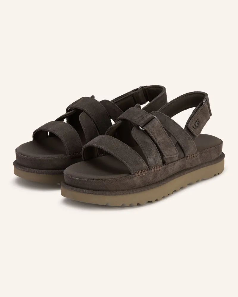 UGG Plateau-Sandalen Goldenstar Gleam grau Taupe