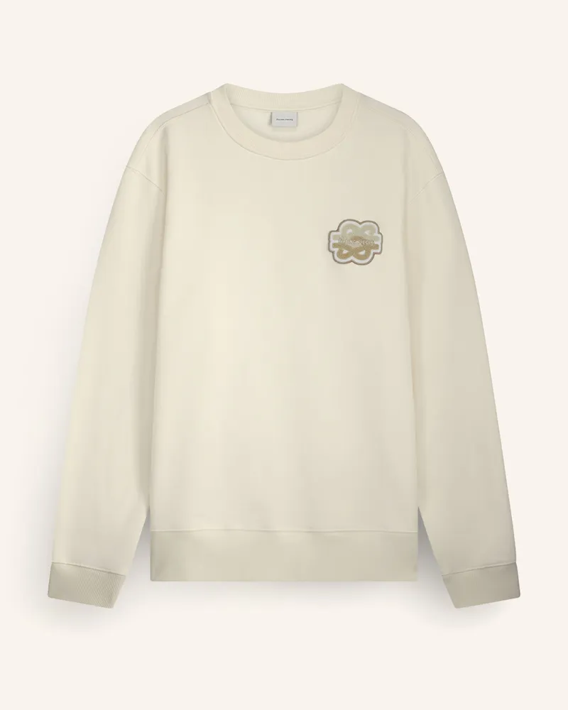 Filling Pieces Sweatshirt Gowtu Tonal weiss Weiss