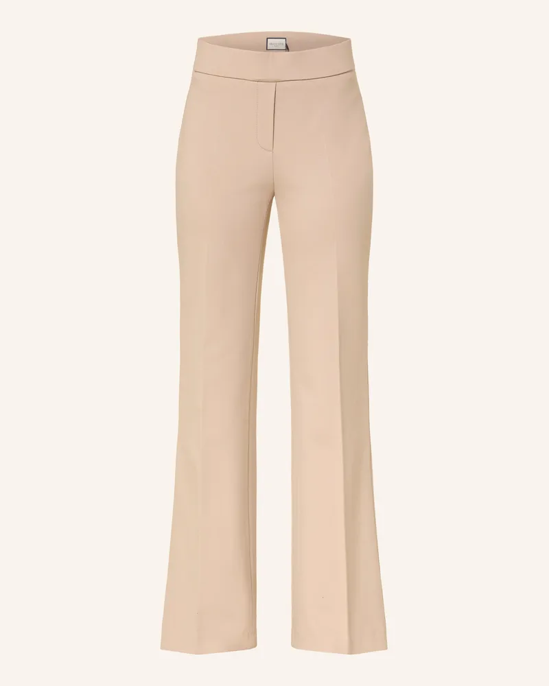 SEDUCTIVE  Bootcut-Hose Nanou Aus Jersey braun Beige