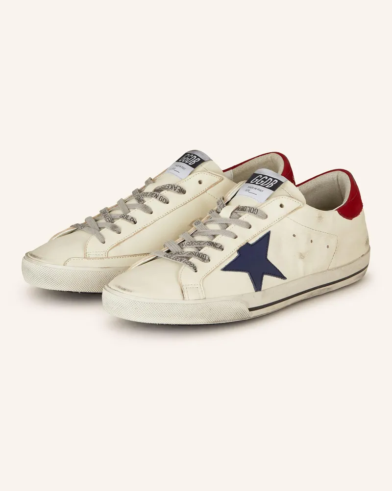 Golden Goose Sneaker Super-Star weiss Creme