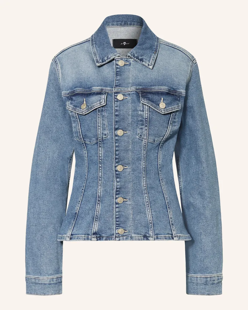 7 for all mankind Jeansjacke blau 3nq
