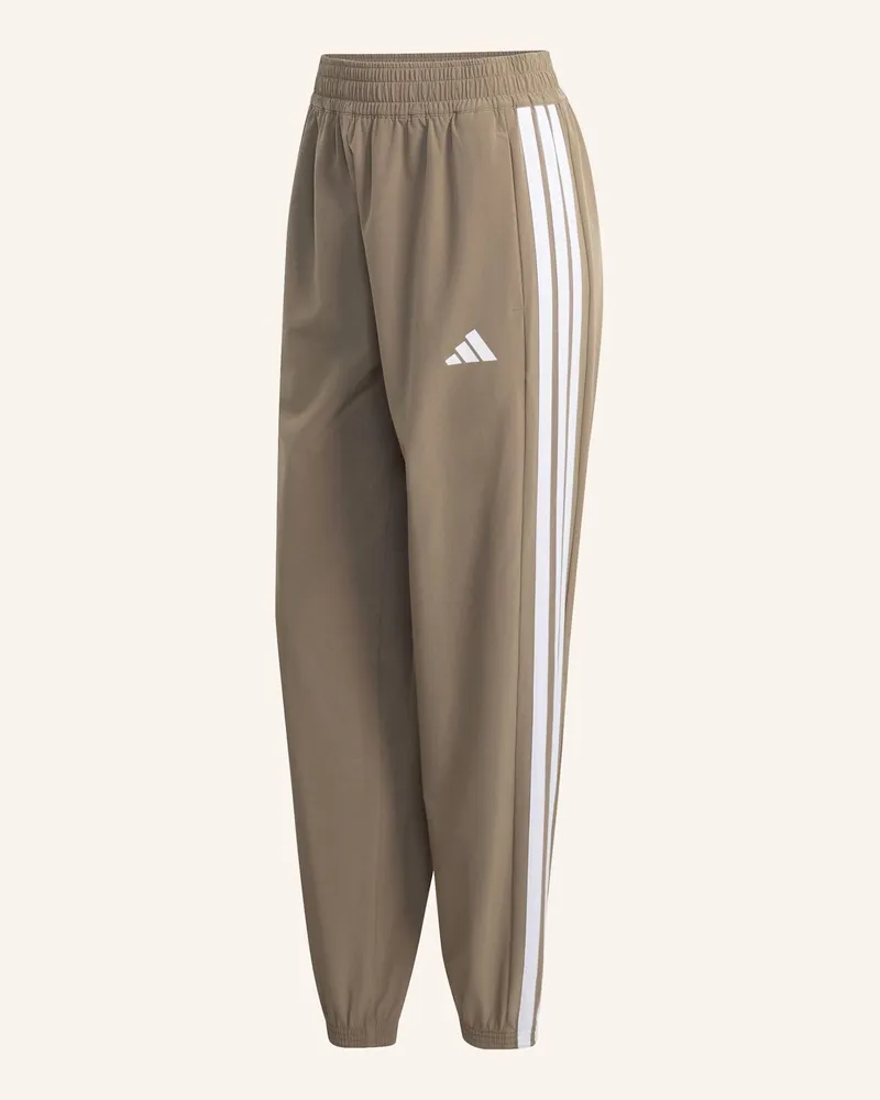 adidas Track Pants Essentials 3-Streifen beige Khaki