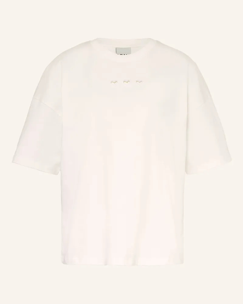 ICHI T-Shirt IHPETRO mit Cut-outs Ecru