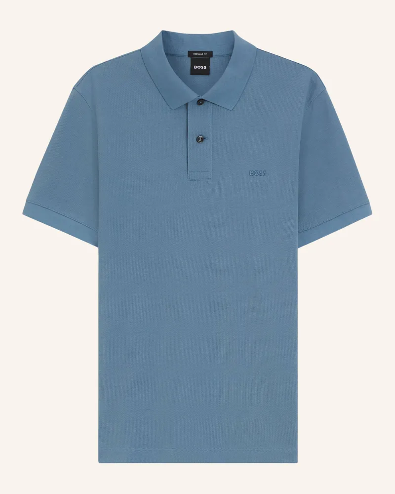 HUGO BOSS Poloshirt Pallas Regular Fit blau Hellblau