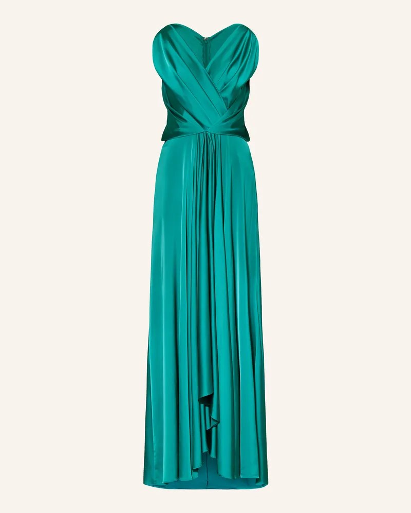 Talbot Runhof Abendkleid blau Neontürkis