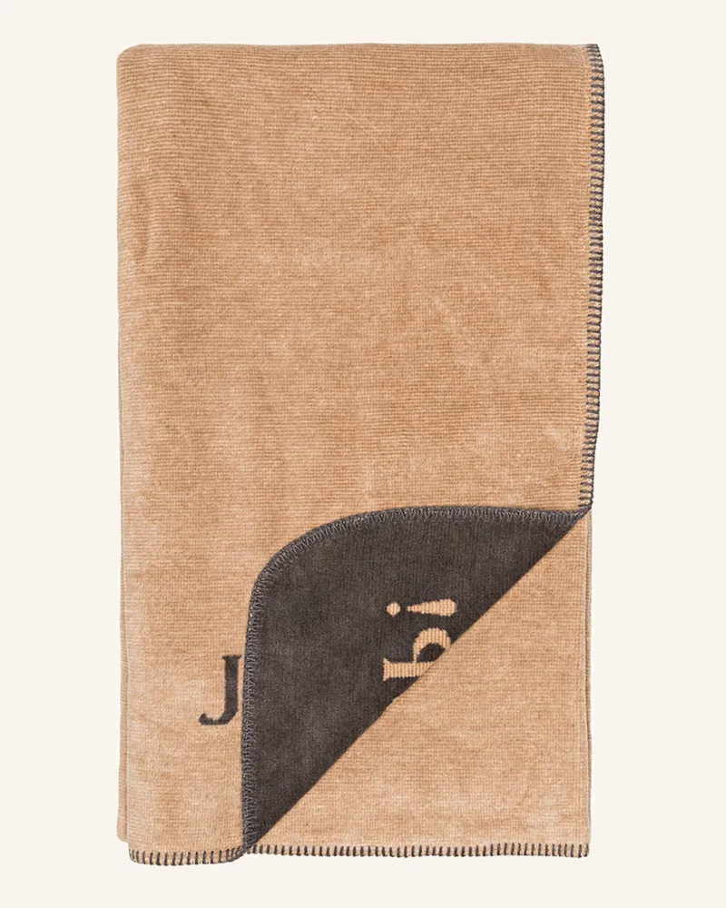 JOOP! Plaid Joop! Melange weiss Camel