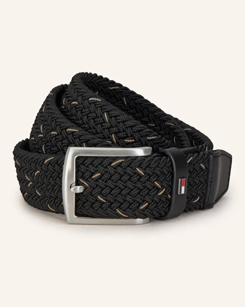 Tommy Hilfiger Flechtgürtel DENTON Schwarz