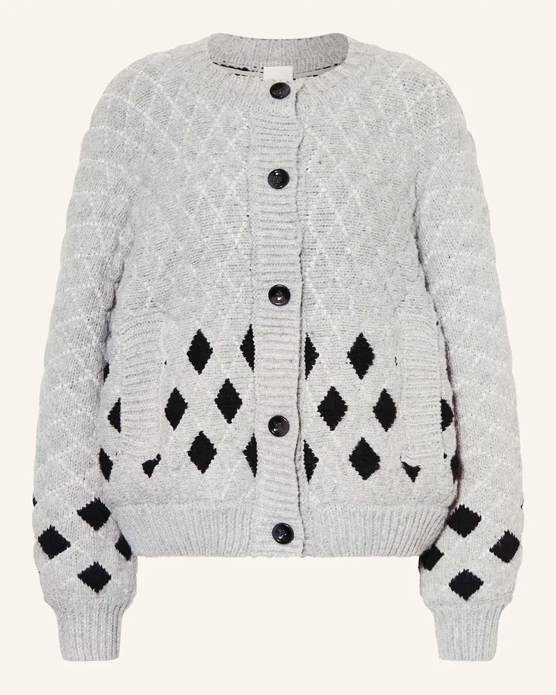 ICHI Strickjacke IHCORTANA Grau