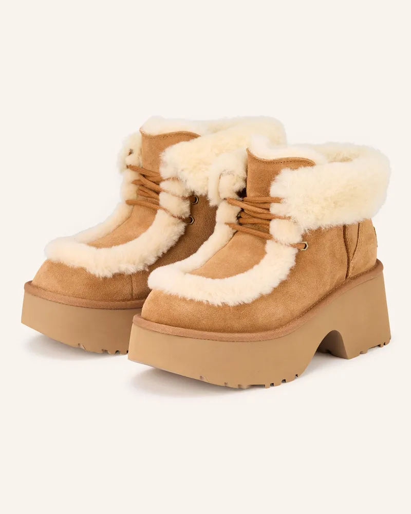 UGG Schnürboots Esmee braun Camel