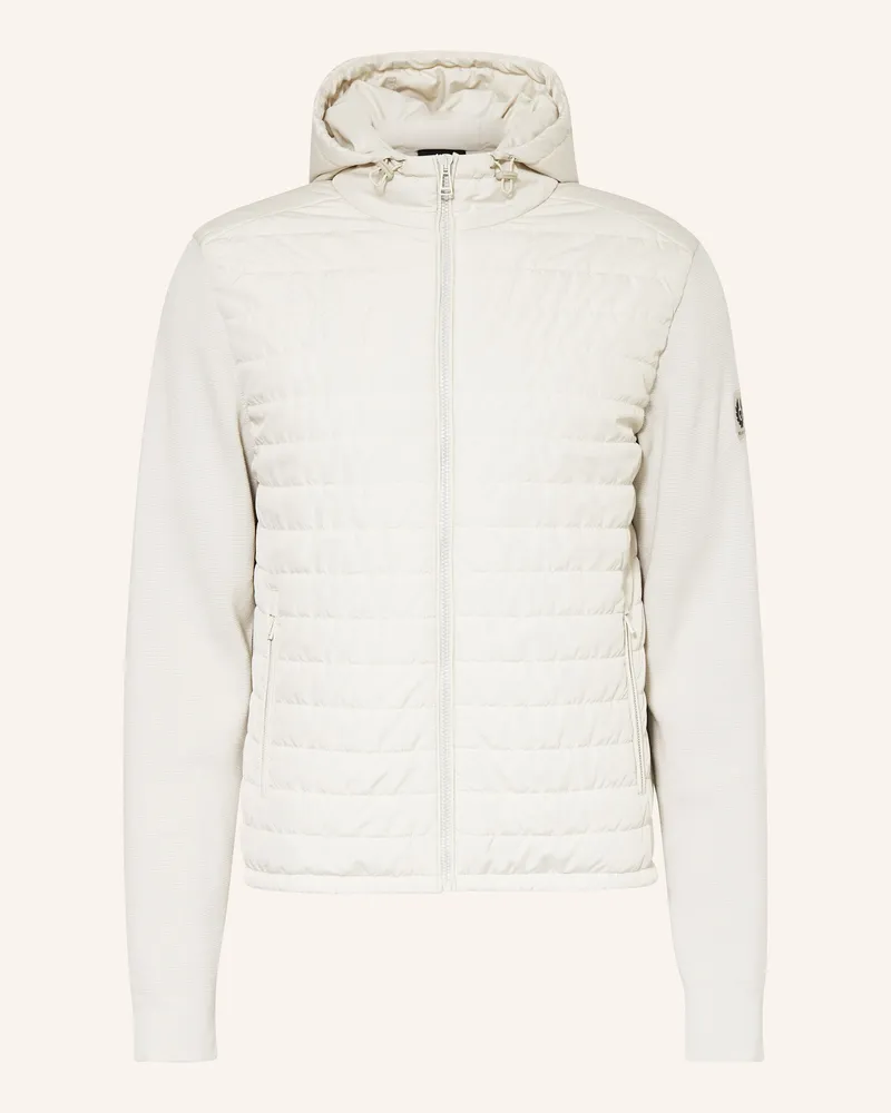 Belstaff Steppjacke VERT im Materialmix Creme