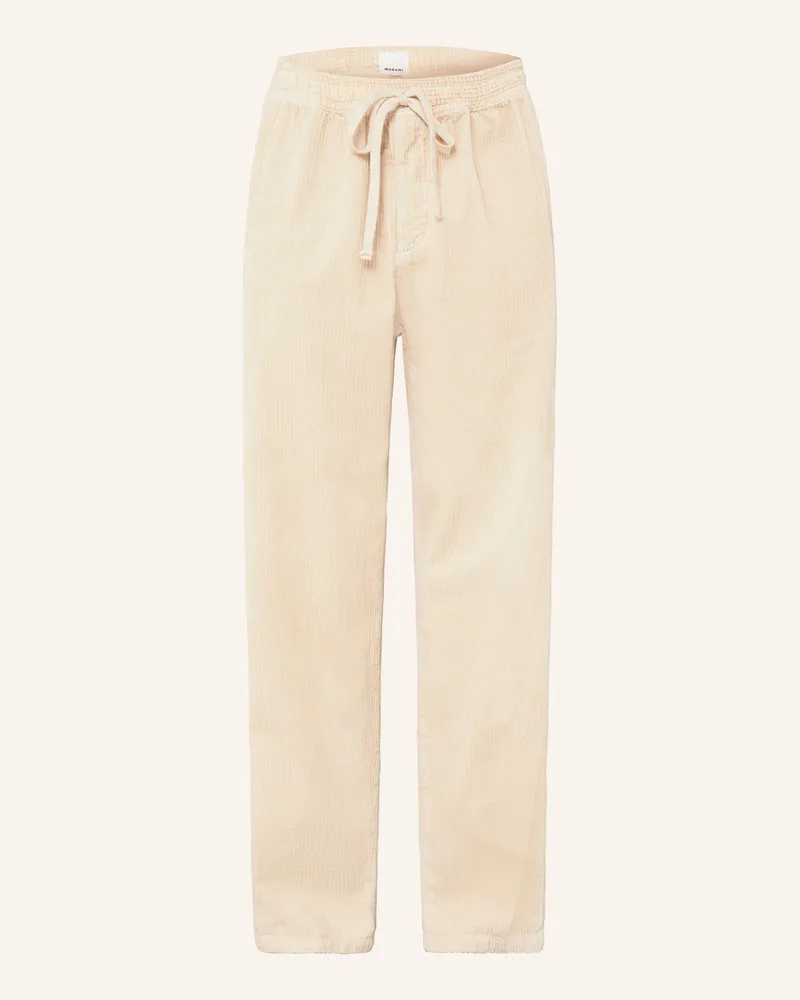 Isabel Marant Cordhose NIRLEN Regular Fit Ecru