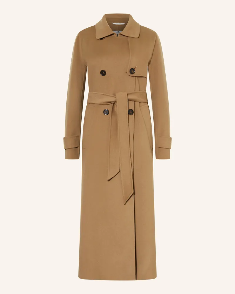 Max Mara Wollmantel SEM Cognac