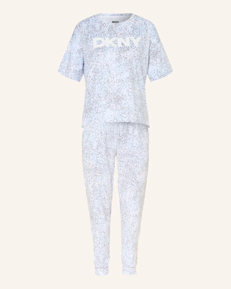 DKNY Schlafanzug SPRING STORIES Hellblau