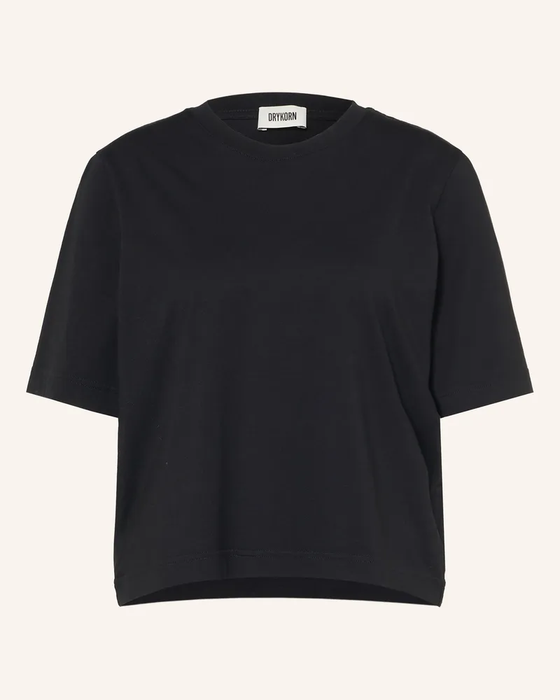 Drykorn T-Shirt Qira schwarz Schwarz
