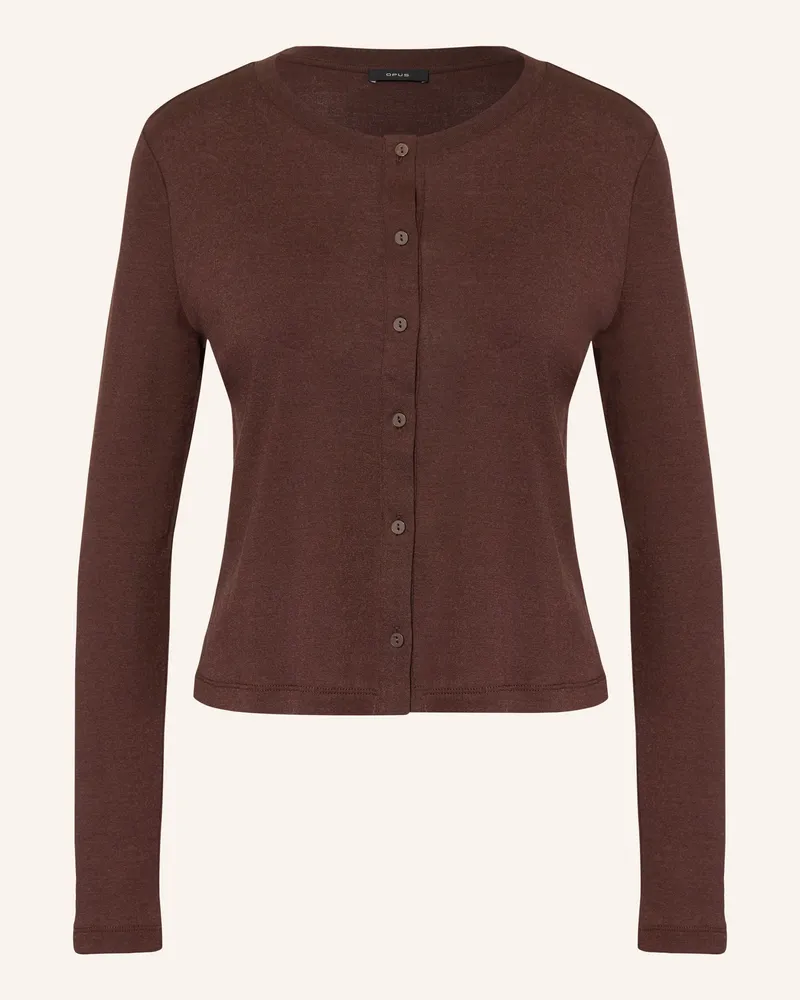 OPUS Jacke Sandros braun Dunkelbraun