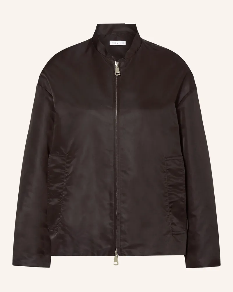 Mrs & HUGS Blouson schwarz Schwarz