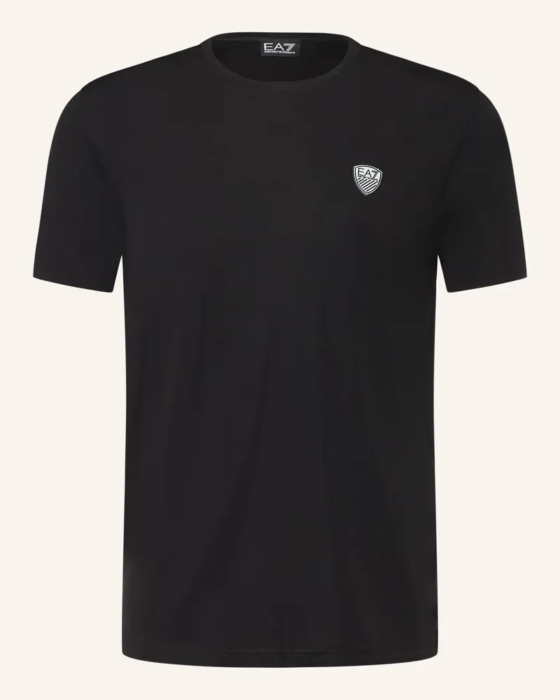 EA7 T-Shirt schwarz Schwarz