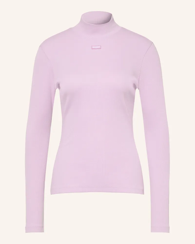 HUGO BOSS Longsleeve Easy lila Helllila