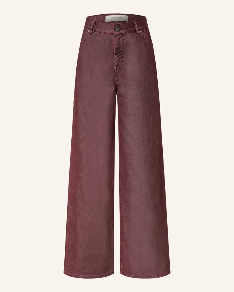 Golden Goose Wide Leg Jeans Melody rot 40249